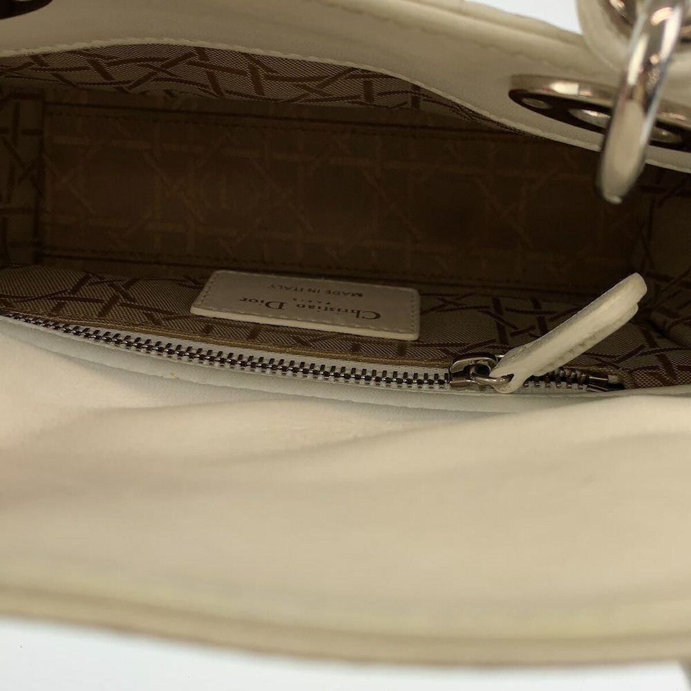 Dior Dior Lady Dior Leather Handbag Leather Handbag - Picture 4 of 9